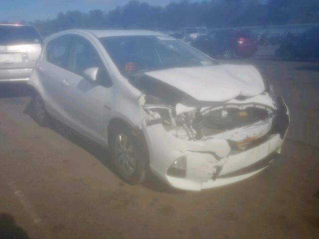 JTDKDTB3XC1501837 - 2012 TOYOTA PRIUS C WHITE photo 1