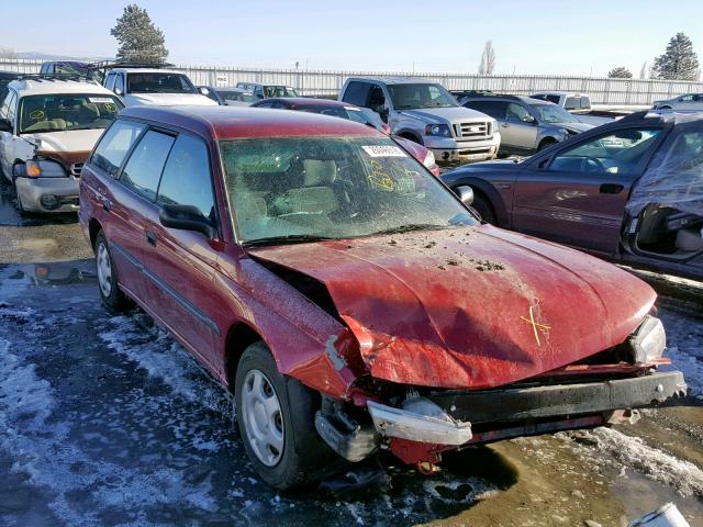 4S3BK4357W7317811 - 1998 SUBARU LEGACY L RED photo 1