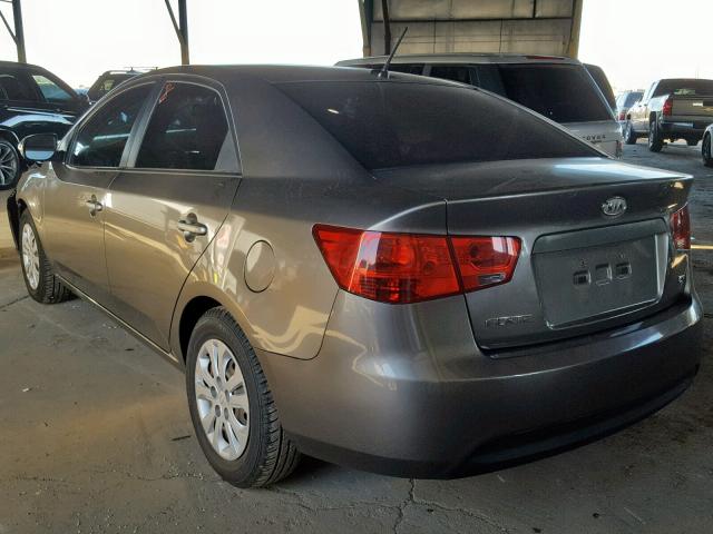 KNAFU4A26A5144420 - 2010 KIA FORTE EX SILVER photo 3