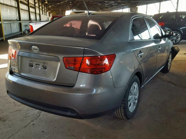 KNAFU4A26A5144420 - 2010 KIA FORTE EX SILVER photo 4