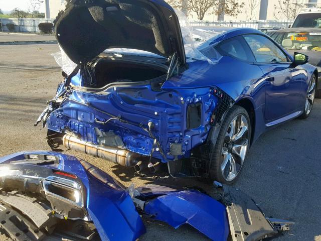 JTHHP5AYXJA004745 - 2018 LEXUS LC 500 BLUE photo 4