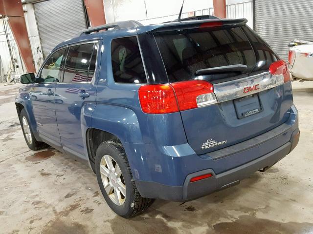 2CTALSEC1B6232552 - 2011 GMC TERRAIN SL BLUE photo 3