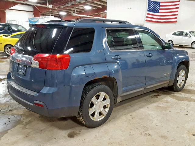 2CTALSEC1B6232552 - 2011 GMC TERRAIN SL BLUE photo 4