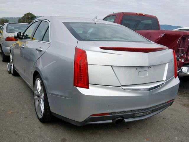 1G6AA5RA1D0135121 - 2013 CADILLAC ATS SILVER photo 3