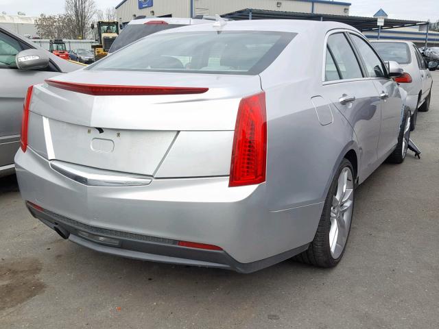 1G6AA5RA1D0135121 - 2013 CADILLAC ATS SILVER photo 4