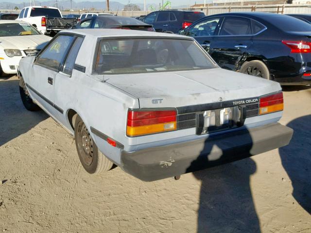 JT2RA64C0F6252258 - 1985 TOYOTA CELICA GT GRAY photo 3