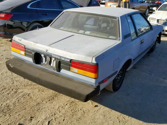 JT2RA64C0F6252258 - 1985 TOYOTA CELICA GT GRAY photo 4