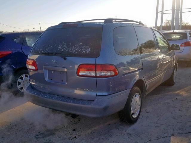 4T3ZF19C62U501658 - 2002 TOYOTA SIENNA CE BLUE photo 4