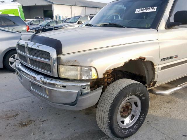 3B7KF23Z7XG185246 - 1999 DODGE RAM 2500 TWO TONE photo 9