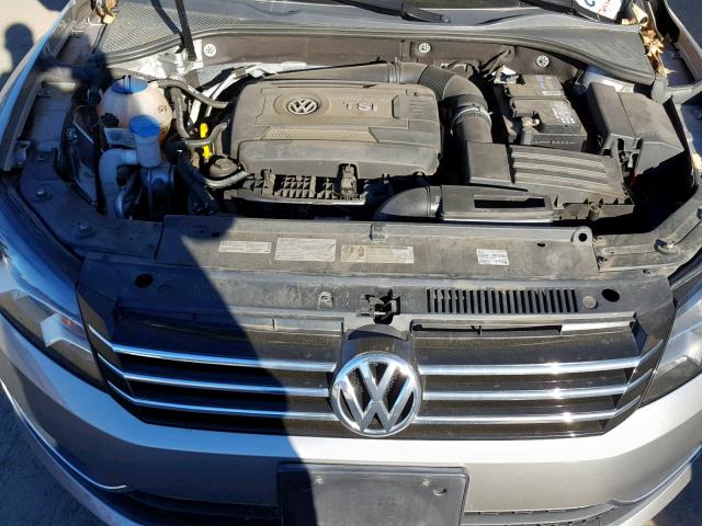 1VWAS7A34EC064058 - 2014 VOLKSWAGEN PASSAT S SILVER photo 7