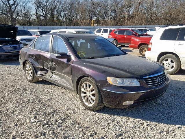 KMHFC46F57A173212 - 2007 HYUNDAI AZERA SE PURPLE photo 1