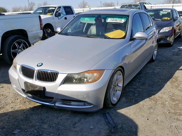 WBAVB33556KS31964 - 2006 BMW 330 I SILVER photo 2