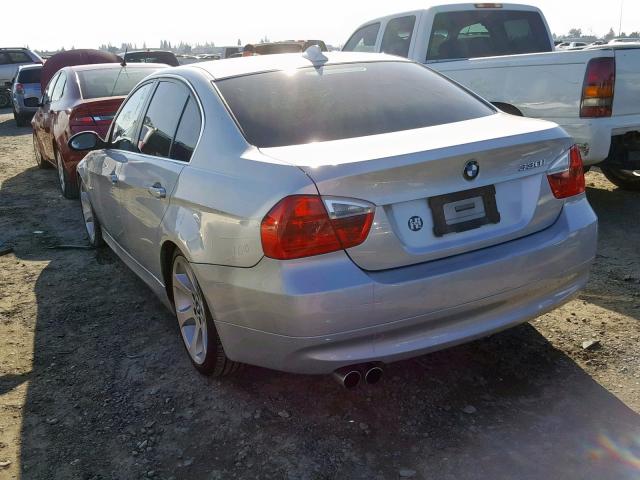 WBAVB33556KS31964 - 2006 BMW 330 I SILVER photo 3