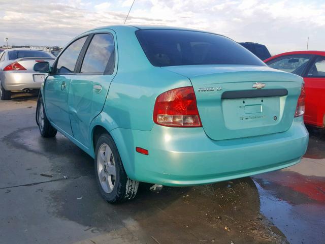 KL1TG56696B532434 - 2006 CHEVROLET AVEO LT GREEN photo 3