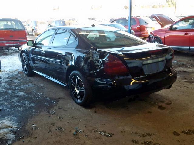 2G2WR524X41127852 - 2004 PONTIAC GRAND PRIX BLACK photo 3
