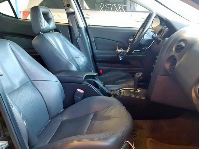 2G2WR524X41127852 - 2004 PONTIAC GRAND PRIX BLACK photo 5