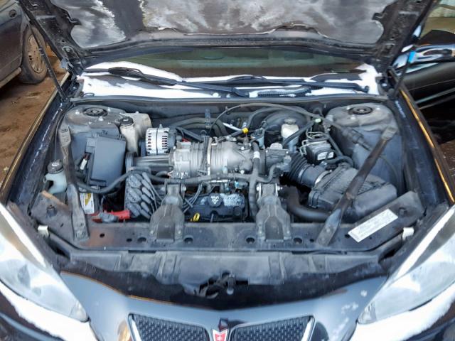 2G2WR524X41127852 - 2004 PONTIAC GRAND PRIX BLACK photo 7