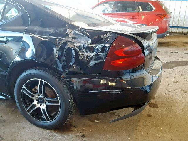 2G2WR524X41127852 - 2004 PONTIAC GRAND PRIX BLACK photo 9
