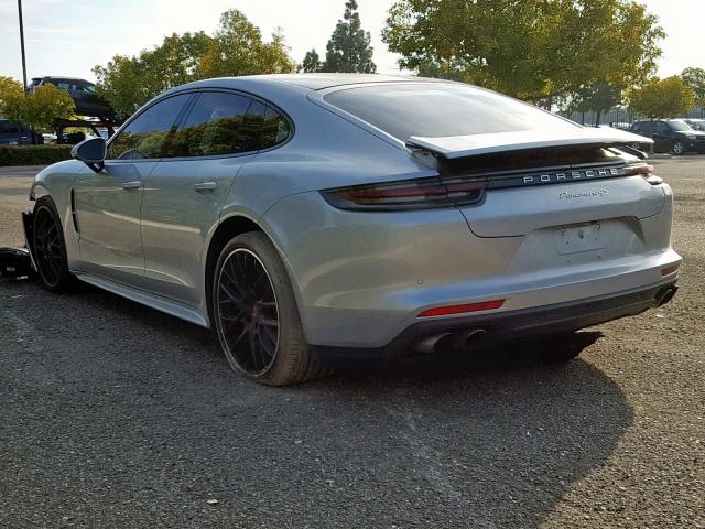 WP0AB2A7XJL132527 - 2018 PORSCHE PANAMERA 4 SILVER photo 3