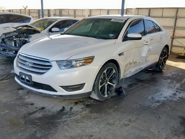 1FAHP2E85FG207336 - 2015 FORD TAURUS SEL WHITE photo 2