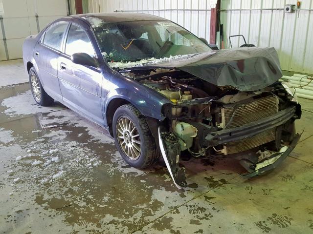 1C3EL46X44N232705 - 2004 CHRYSLER SEBRING LX BLUE photo 1