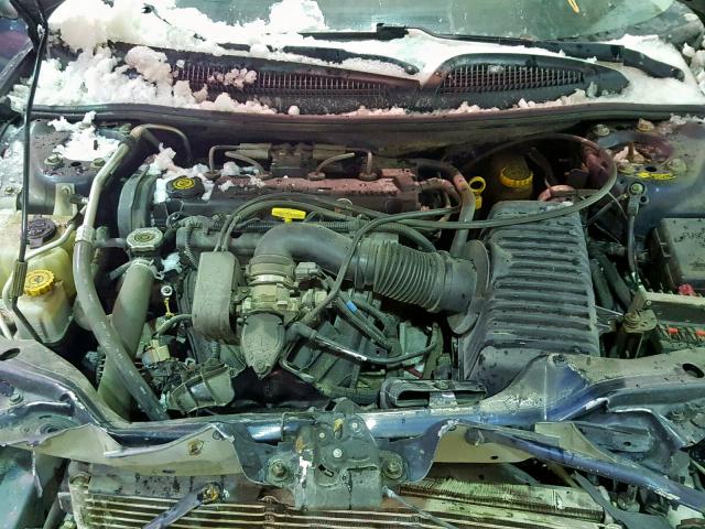 1C3EL46X44N232705 - 2004 CHRYSLER SEBRING LX BLUE photo 7