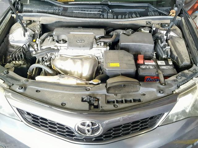 4T1BF1FK7DU232014 - 2013 TOYOTA CAMRY L GRAY photo 7