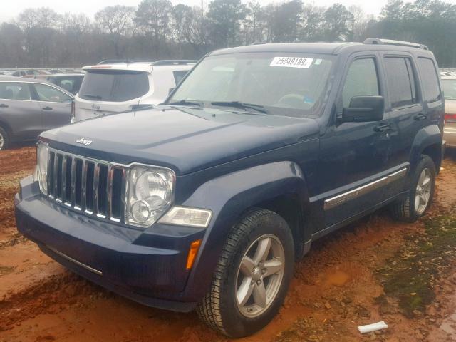 1J8GP58K08W281697 - 2008 JEEP LIBERTY LI CHARCOAL photo 2