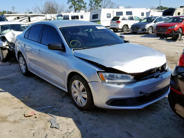 3VW2K7AJ0BM372356 - 2011 VOLKSWAGEN JETTA BASE 银色 照片 1