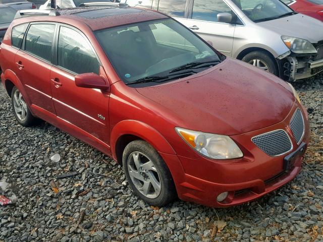 5Y2SM63835Z411378 - 2005 PONTIAC VIBE RED photo 1