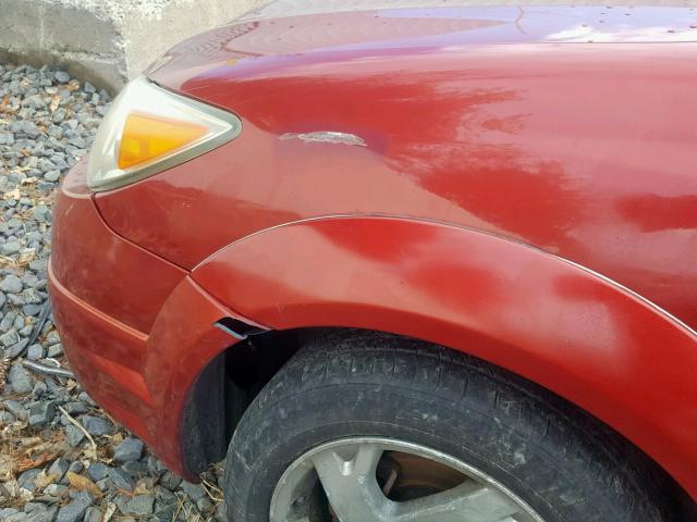 5Y2SM63835Z411378 - 2005 PONTIAC VIBE RED photo 9