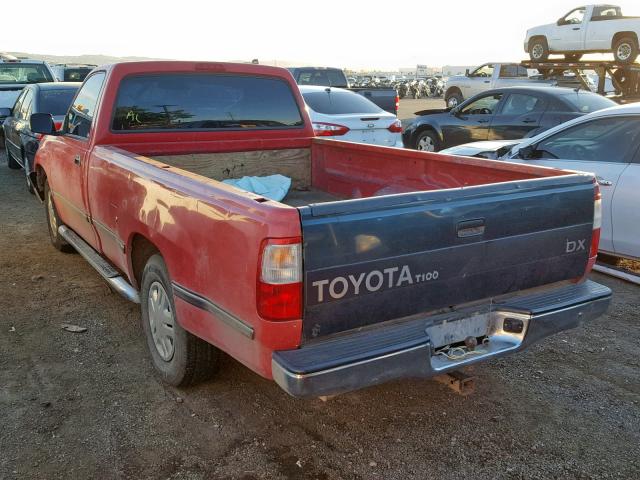 JT4UD10D2S0004651 - 1995 TOYOTA T100 RED photo 3