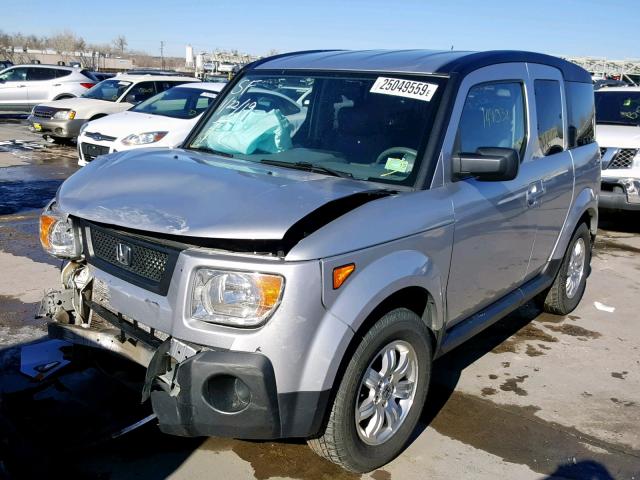 5J6YH28786L019261 - 2006 HONDA ELEMENT EX SILVER photo 2