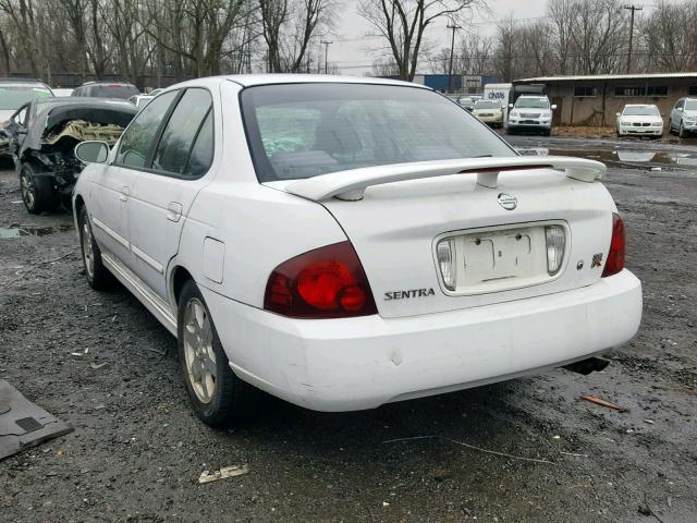 3N1AB51A94L740886 - 2004 NISSAN SENTRA 2.5 WHITE photo 3