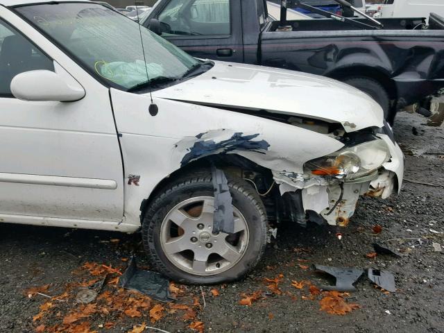 3N1AB51A94L740886 - 2004 NISSAN SENTRA 2.5 WHITE photo 9