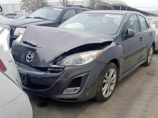 JM1BL1H63A1250097 - 2010 MAZDA 3 S GRAY photo 2