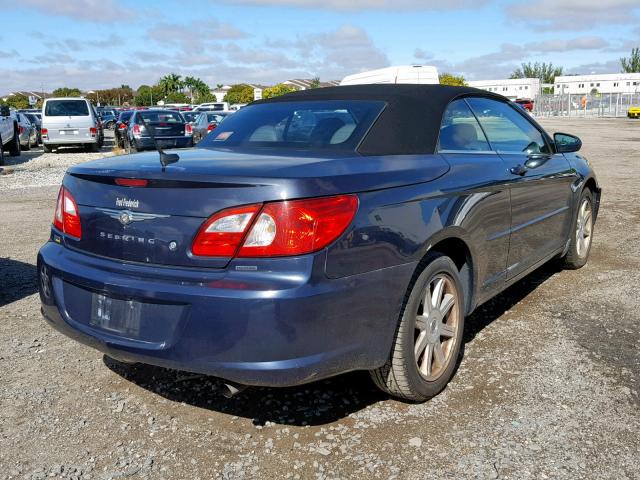 1C3LC55R28N223510 - 2008 CHRYSLER SEBRING TO BLUE photo 4