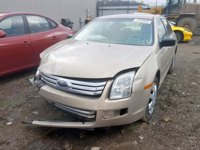 3FAHP06Z87R105499 - 2007 FORD FUSION S BEIGE photo 2