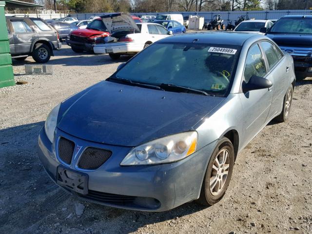 1G2ZF55B164278747 - 2006 PONTIAC G6 SE GRAY photo 2