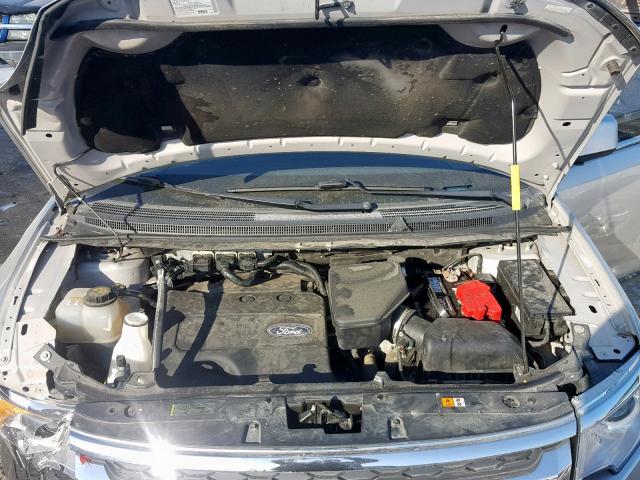 2FMDK3KC7BBA22871 - 2011 FORD EDGE LIMIT SILVER photo 7