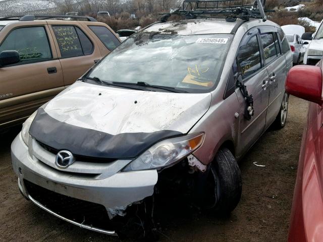 JM1CR29L870158706 - 2007 MAZDA 5 TAN photo 2