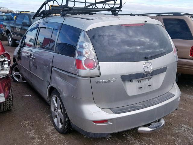 JM1CR29L870158706 - 2007 MAZDA 5 TAN photo 3