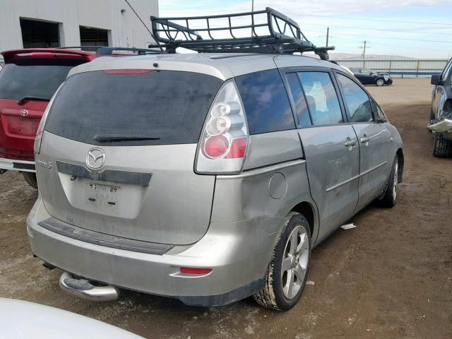 JM1CR29L870158706 - 2007 MAZDA 5 TAN photo 4