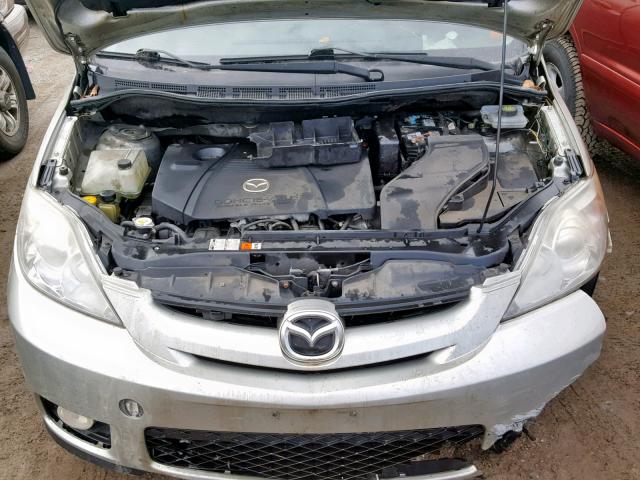 JM1CR29L870158706 - 2007 MAZDA 5 TAN photo 7