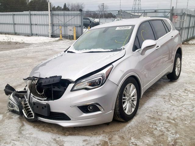 LRBFXCSA3HD094598 - 2017 BUICK ENVISION P GRAY photo 2