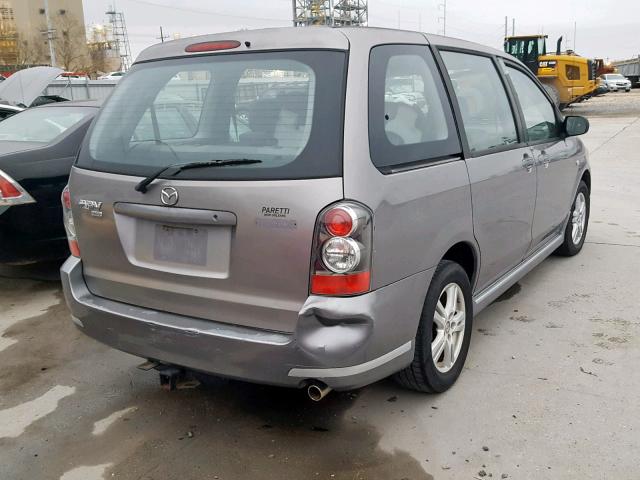 JM3LW28A050546042 - 2005 MAZDA MPV WAGON GRAY photo 4