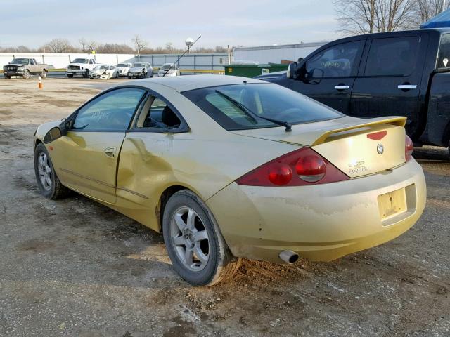 1ZWFT61L7Y5624849 - 2000 MERCURY COUGAR V6 GOLD photo 3