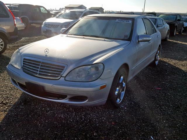 WDBNG76J73A359109 - 2003 MERCEDES-BENZ S 600 SILVER photo 2