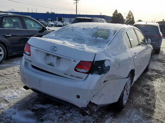 JTHCH96S860003898 - 2006 LEXUS GS GENERAT WHITE photo 4