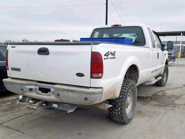 1FTSX31F0YEE39657 - 2000 FORD F350 SRW S WHITE photo 4